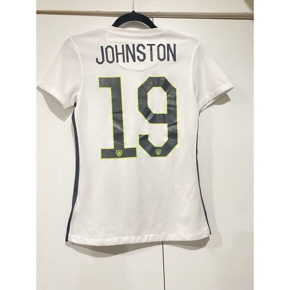 Nike Women Soccer Team USA 2015 World Cup Jersey Small White Johnston Streetwear - Picture 7 of 7